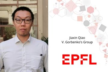 New member: Jiaxin Qiao (EPFL, V. Gorbenko's Group)