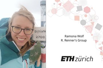 New member: Ramona Wolf (ETH Zurich, R. Renner's Group)