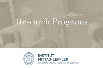 Mittag-Leffler program: "Cohomological aspects of Quantum Field Theory"