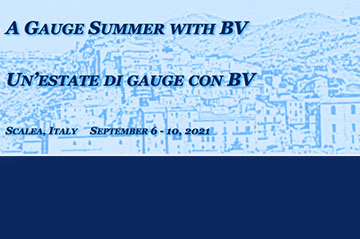 A Gauge Summer with BV (Scalea, Italy - September 6 - 10)