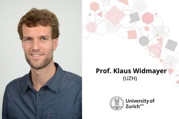 New member: Prof. Klaus Widmayer (UZH)