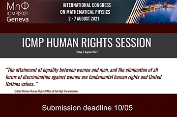 ICMP Human Rights Session will be dedicated to Equal Opportunities