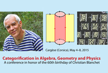 Categorification in Algebra, Geometry and Physics conference