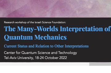 The Many-worlds interpretation of quantum mechanics (Tel Aviv University, 18-24 Oct)