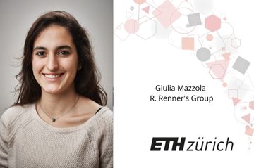 New member: Giulia Mazzola (ETH Zurich, R. Renner's Group)