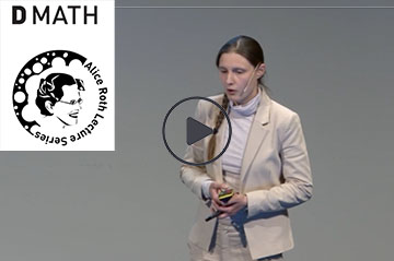 Alice Roth Lecture by our member Maryna Viazovska is online